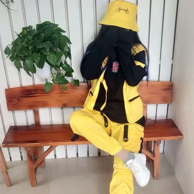 Children'S Jazz Dance Costumes Boys Street Dance Set Hip Hop Clothing For Girls Hiphop Pocket Set Ballroom Stage Outfits DQS306