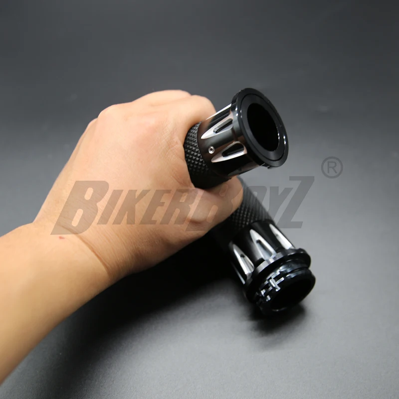 Универсальные черные алюминиевые рукоятки для Мотоциклов Harley Sportster 883 1200 XL VRSC Touring