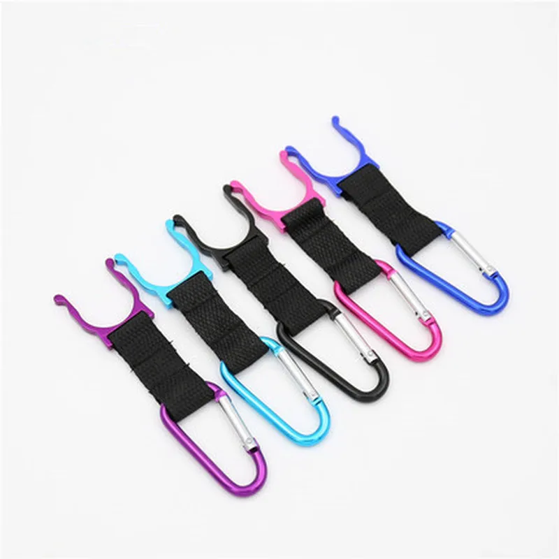 1 шт. держатель с крючком и пряжкой для бутылки зажим Карабин брелок кемпинга