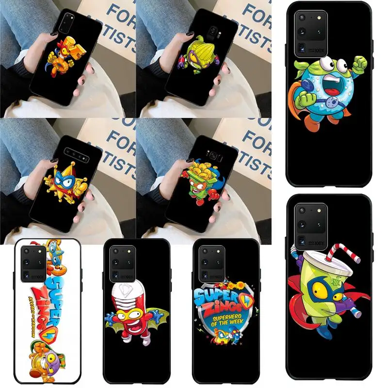 

HPCHCJHM Cute Cartoon Cool Superzings Customer High Quality Phone Case for Samsung S20 plus Ultra S6 S7 edge S8 S9 plus S10 5G