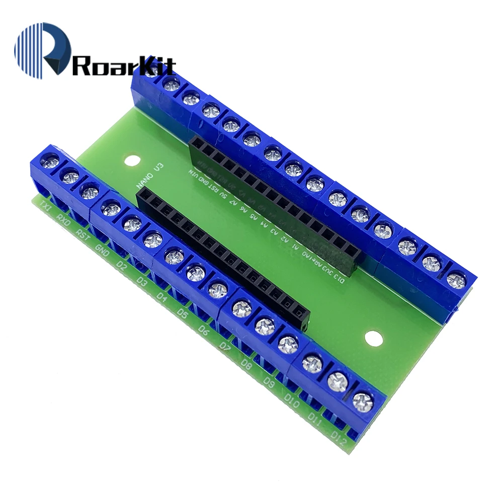 DIY NANO V3.0 3 0 CH340 контроллер терминальный адаптер 328 терминальная плата расширения
