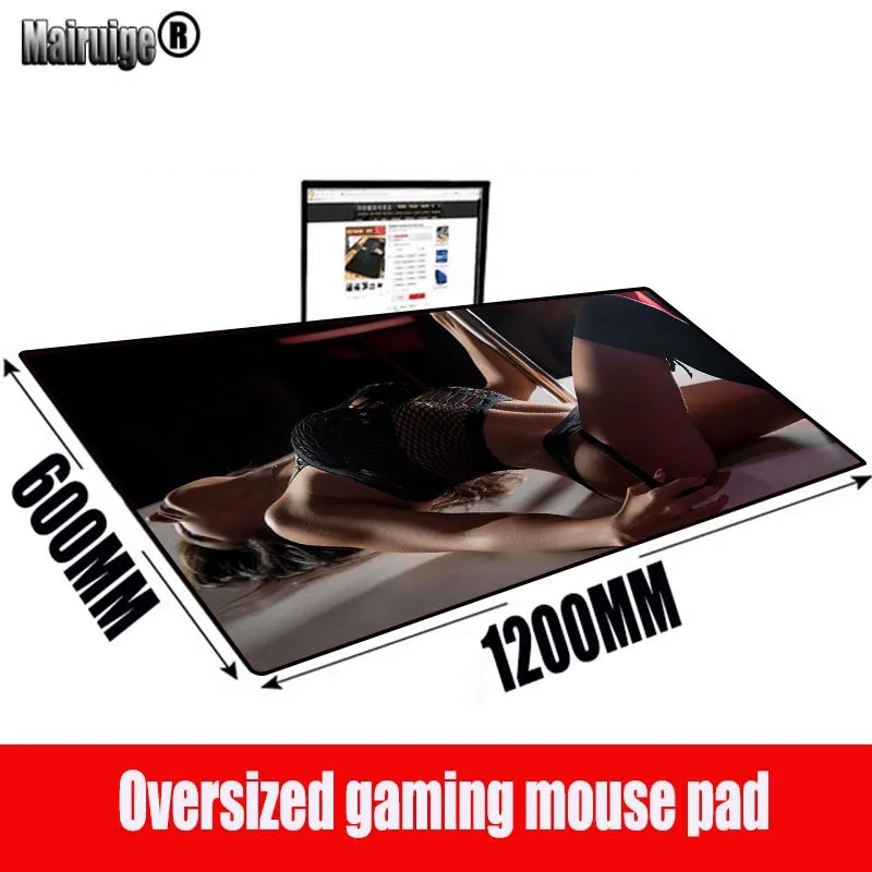 Игровой коврик для мыши MRGBEST с изображением танцующей девушки компьютерный аниме