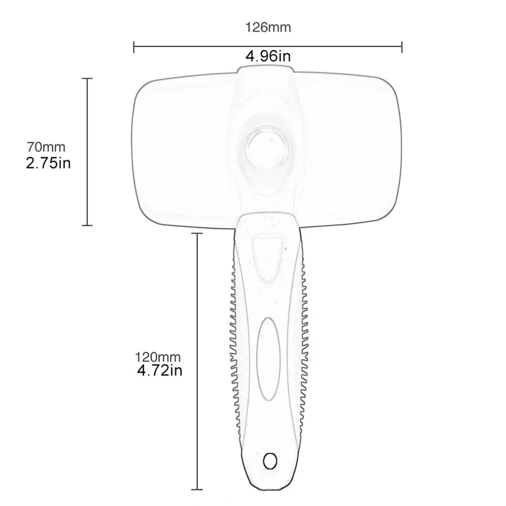 ПЭТ собачья из нержавеющей стали иглы гребень Нескользящие Домашние животные
