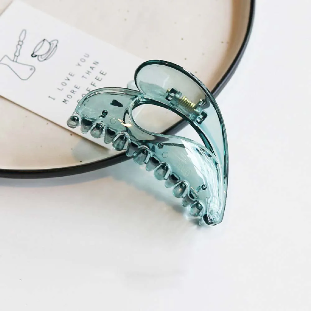 1Pc Solid Hair Claws Elegant Transparent Acrylic Clips Hairpins Barrette Headwear for Women Girls Accessories |
