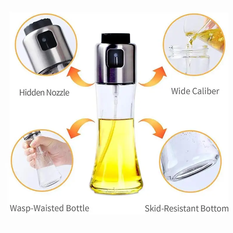 Набор бутылок для распыления масла оливковый распылитель уксуса диспенсер с