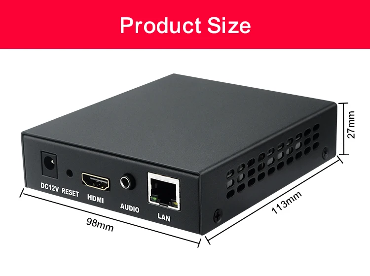 

CBR/VBR 1080P H264 UDP Multicast IP Video HDMI Streaming Encoder