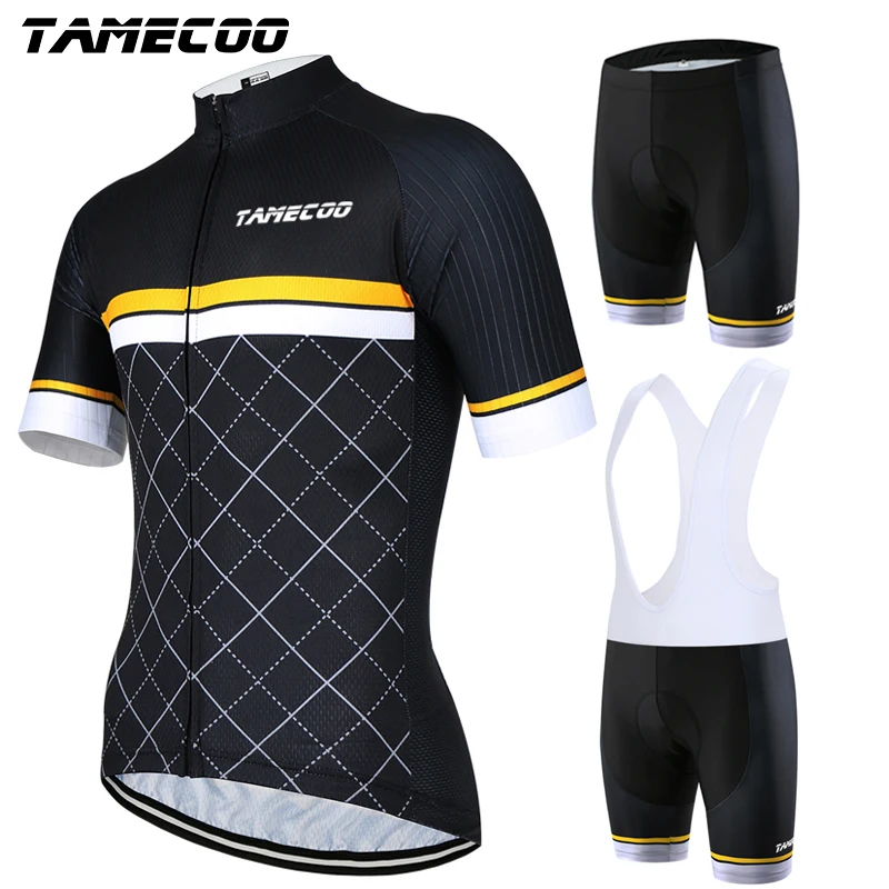 Tamecoo велосипедные комплекты с коротким рукавом Профессиональный Велоспорт