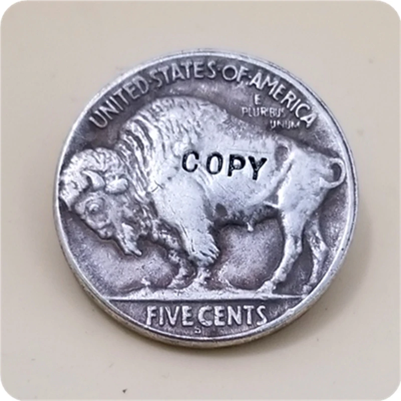 Hobo Coin_Type # 11_1937-S с гравировкой в виде американского бруска из никеля | Дом и сад