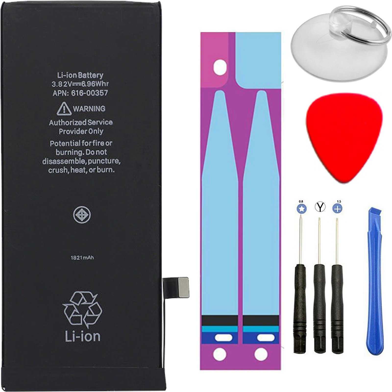 

Battery for iPhone 8, 3.82V 1950Mah-Original capacity-zero cycles