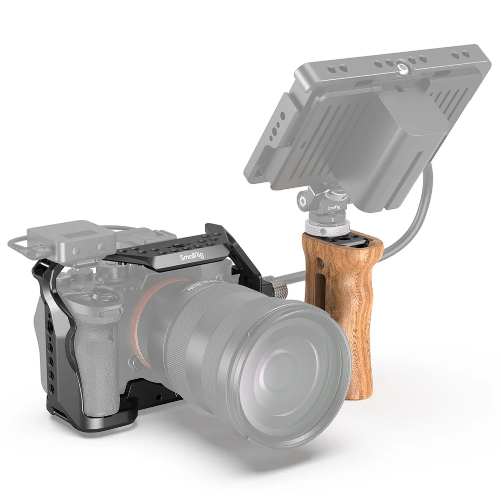 Клетка SmallRig a7s3 A7siii для камеры SONY Alpha 7S III клетка цифровой зеркальной + деревянная