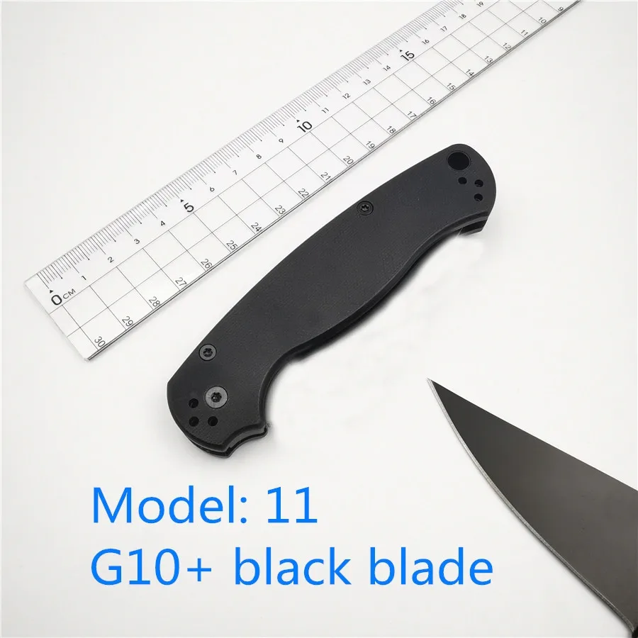 KESIWO DA15& C81 EDC карманный складной нож 440C Лезвие алюминий/G10 Ручка Открытый Отдых Рыбалка фрукты нож ручной инструмент - Цвет: C81 BLACK BALCK