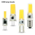 Светодиодная лампочка G4 G9 E14, 3 Вт, 6 Вт, 12 в пост. Тока, 220 В