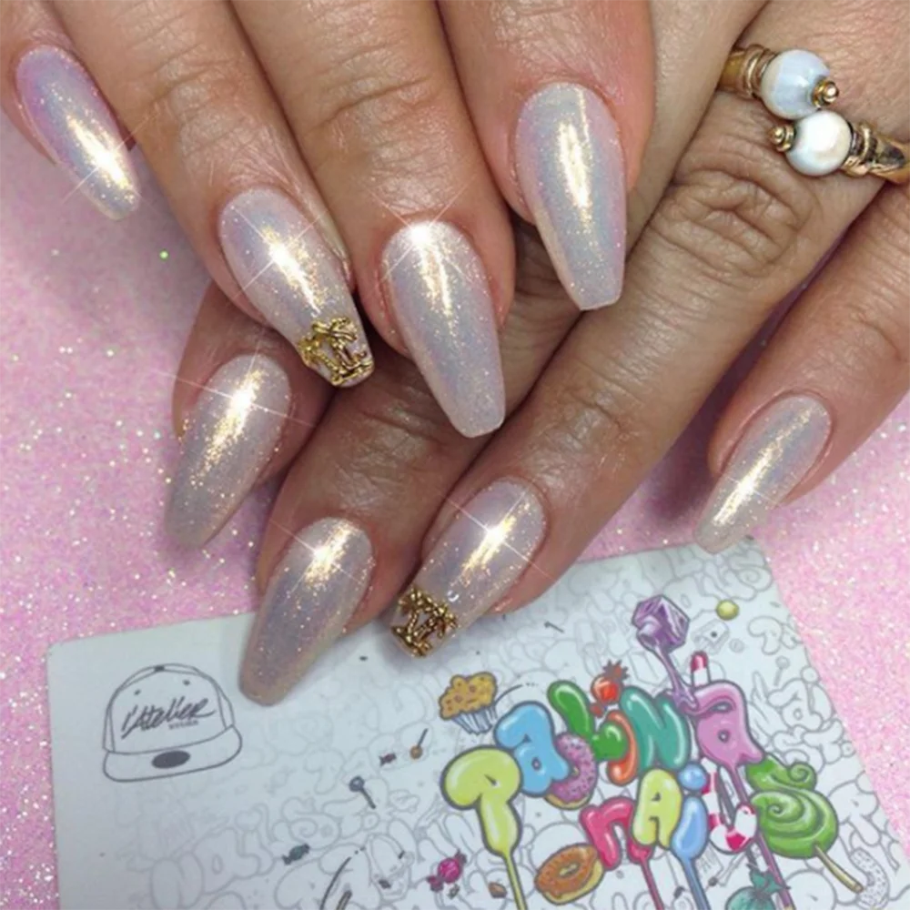 1 шт. 2g Русалка блеск для ногтей порошок жемчужный Корпус Мерцающий пигмент