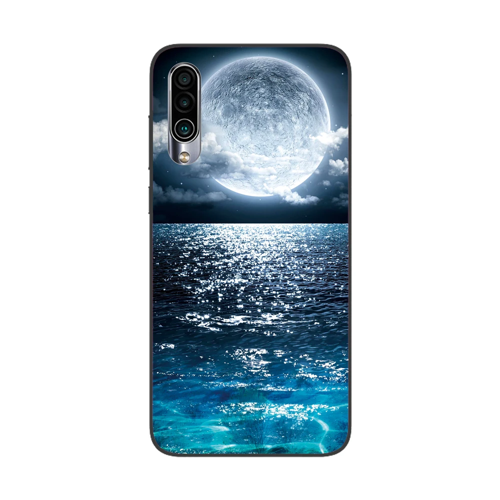 Силиконовый чехол GUCOON для Meizu 16Xs 6,2 дюймов, Мягкий защитный чехол из ТПУ для задней панели телефона, чехол-бампер с изображением волка розы