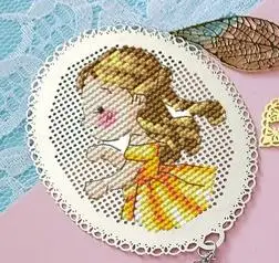 Принц и принцесса ремесло Стич крестиком металлическая Закладка Рукоделие