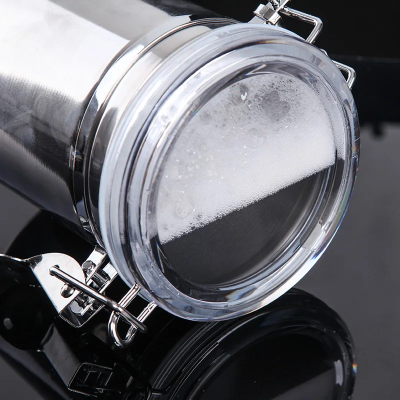 Модная Серебристая трубка из нержавеющей стали табачная коробка банка для