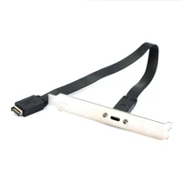 usb 3 1 front panel header type e male to usb c type c female motherboard expansion cable connector