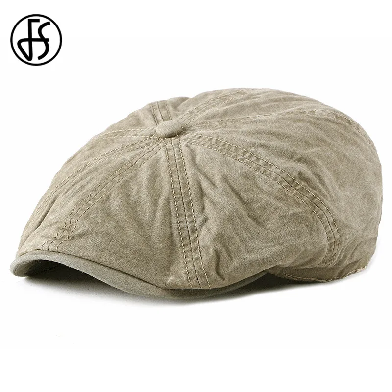 FS Армейский зеленый берет Повседневное Восьмиугольные шляпы для Для мужчин с