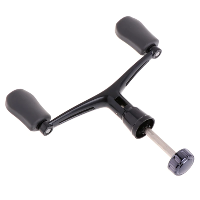 Рыболовная ручка катушка с двойной ручкой рыболовные аксессуары из алюминиевого