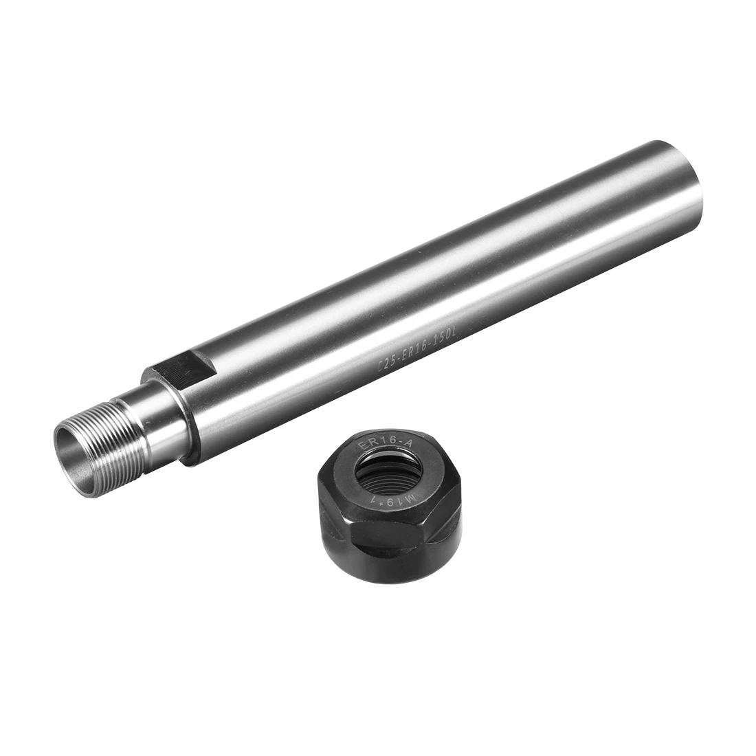 

uxcell C25 ER16A 150L Router Collet Chuck Extension Rod Straight CNC Milling Tool Holder