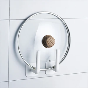 Multifunctional Punch-Free Self-Adhesive Bracket Bathroom Kitchen Shelf Pot Cover Roll Paper Bracket Household Kitchen Gadgets Multifunctional Punch-Free Self-Adhesive Bracket Bathroom Kitchen Shelf Pot Cover Roll Paper Bracket Household Kitchen Gadgets