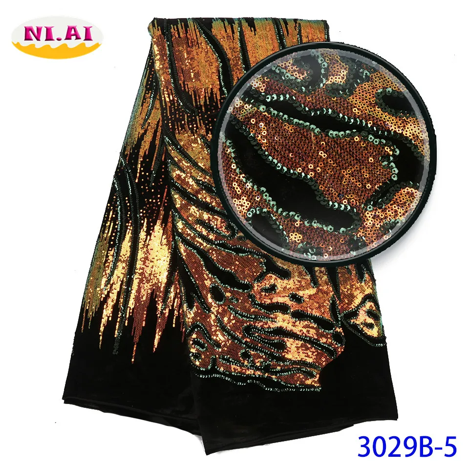 New Lace Appliques For Clothing Latest Dequin Fabric 2019 High Quality Paillette Mr3029b | Дом и сад