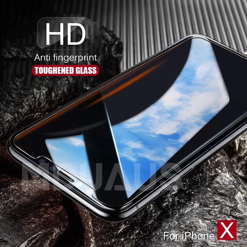 0,22 мм 9H закаленное стекло для iPhone 8 7 6 6S Plus 5 5S SE Защита экрана для iPhone X XR XS 11 Pro Max защитная пленка