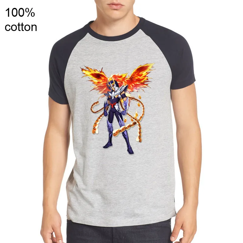 2019 Рыцари зодиака Ikki Phoenix ST Seiya футболки с короткими рукавами Мужская Новая одежда