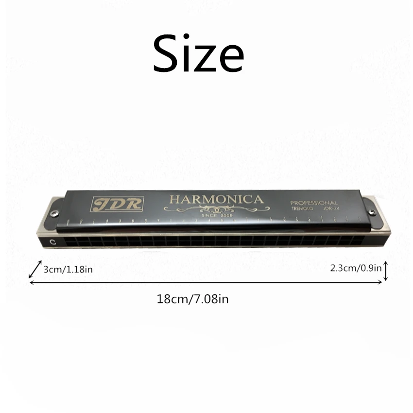 JDR диатоническая губная гармоника полифония рот органа тремоло Стандартный 24