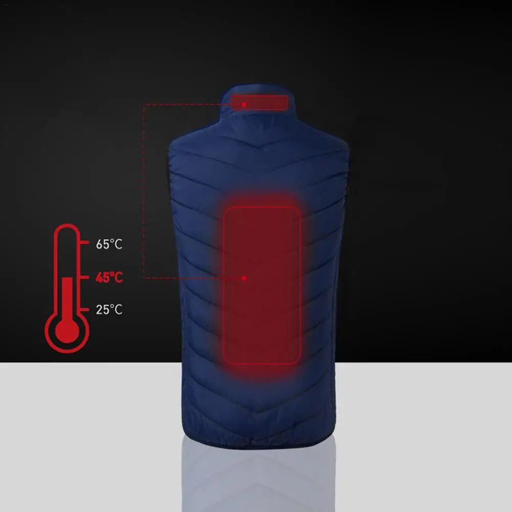Winter USB Heating Vest Jacket Electric Thermal Clothing Waistcoat For Women Men Outdoor Hiking Camping Cycling