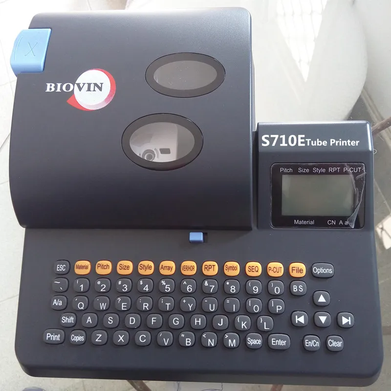 Подключение к ПК редактор на английском языке Линейный Маркер кабель ID принтер