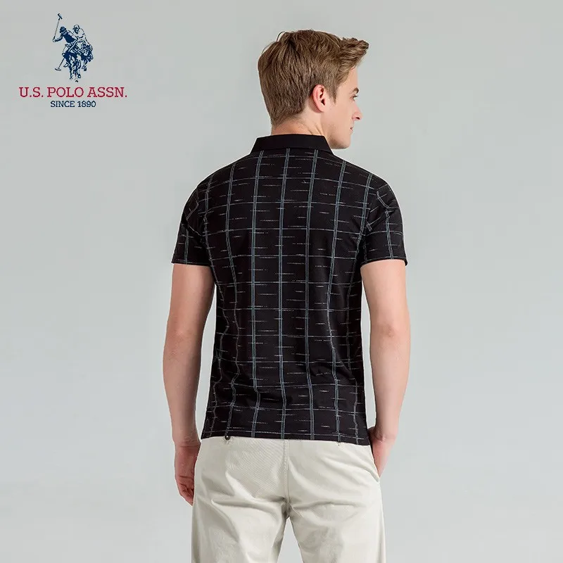 Мужская рубашка-поло летняя с коротким рукавом вышивкой | одежда