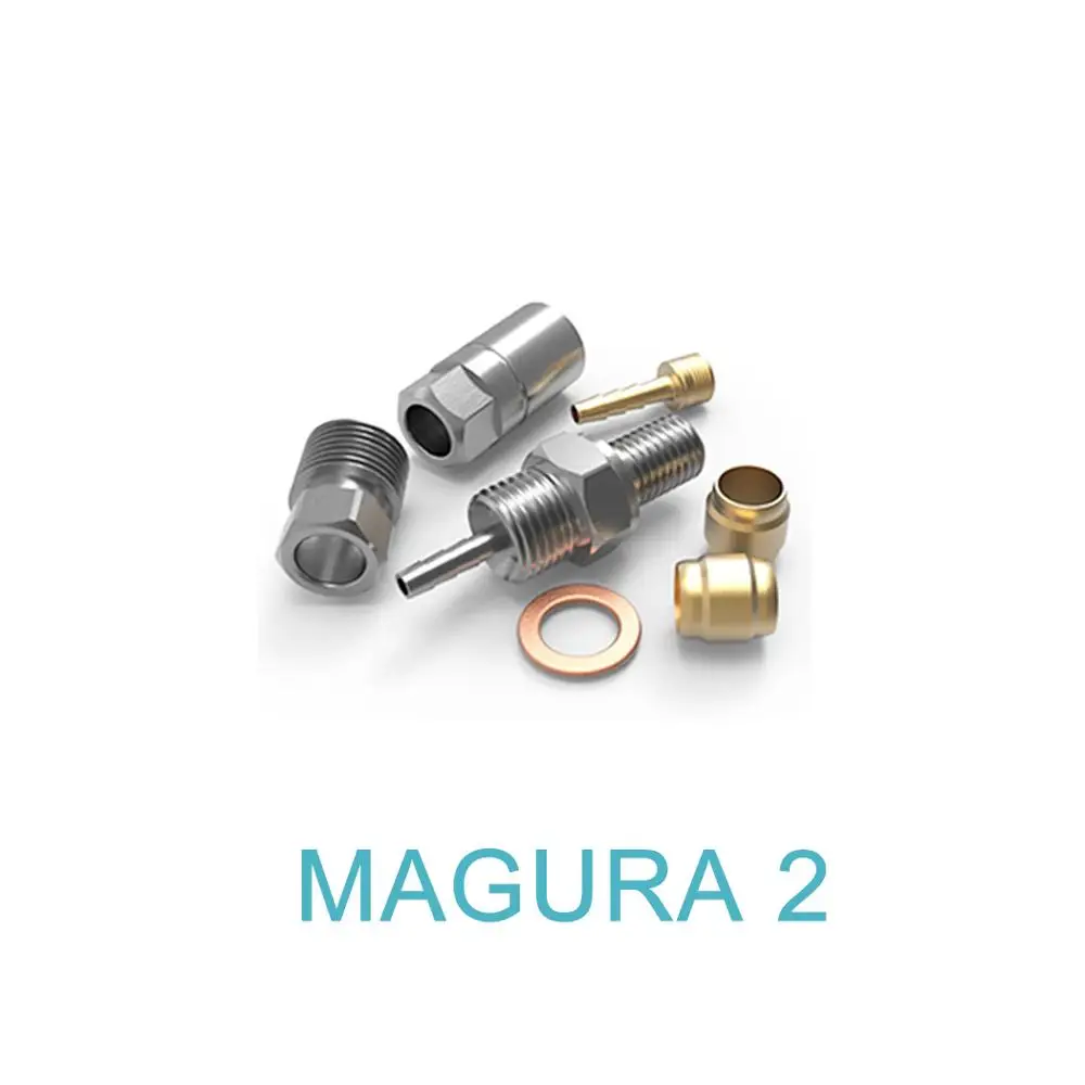 Велосипедные гидравлические шланговые переходники для Magura Shimano Formula SRAM Avid Olive соединительная вставка и адаптер - Цвет: MAGURA 2