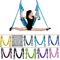 6 handles anti gravity yoga hammock swing parachute yoga gym hanging outdoor leisure decompression hammock