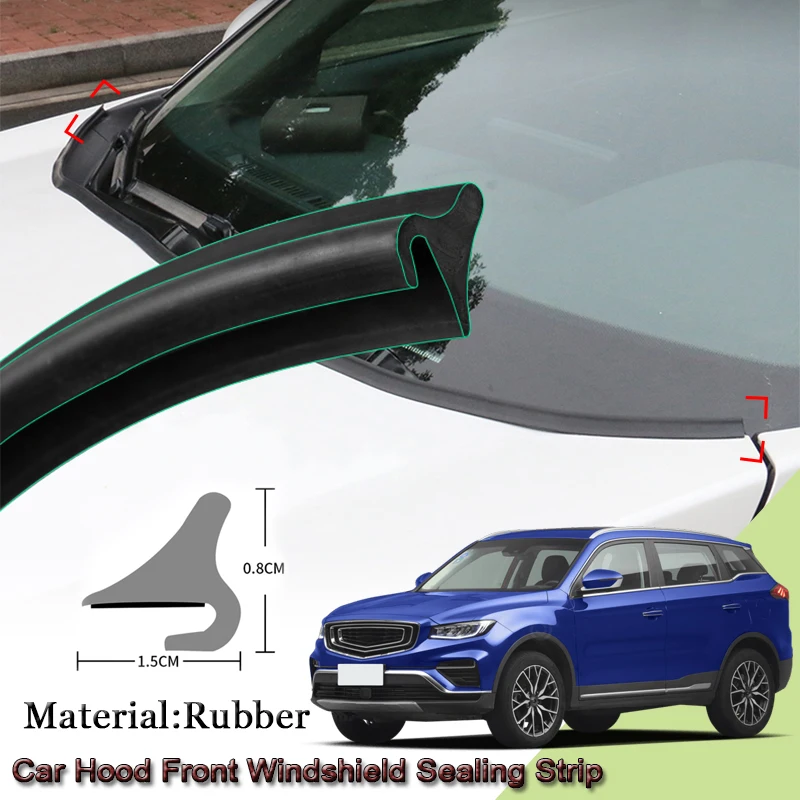 

DIY Car Seal Strip Windshied Spoiler Filler Protect Edge Weatherstrip Strips Sticker Auto Accessories For Geely Atlas 2016-2020
