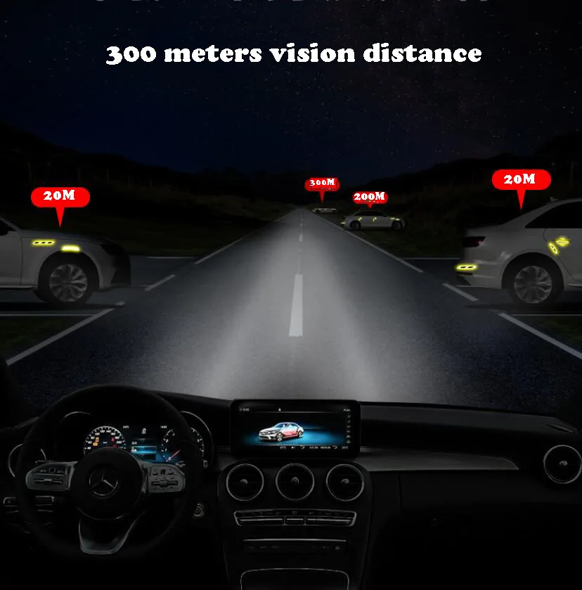 Для Toyota RAV4 2019 2020 аксессуары наклейка на автомобиль светоотражающие полоски