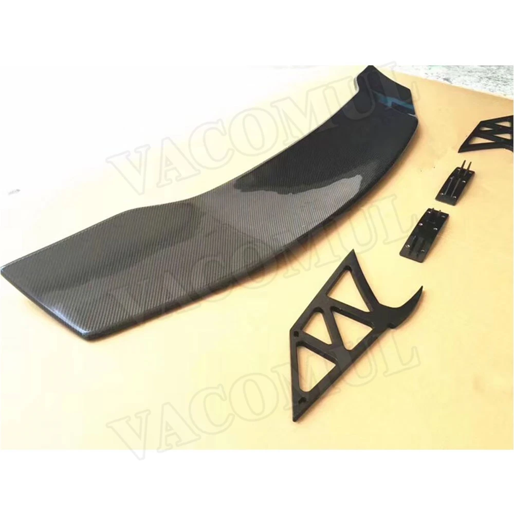 Сухой задний спойлер из углеродного волокна для багажника чехол с высокими