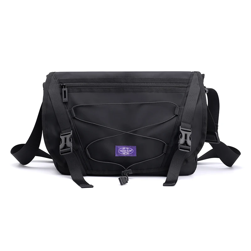 

Men Reflective Stripe Shoulder Pouch Nylon Handbag High-Capacity Waterproof Crossbody Bag Travel Pouch Unisex Messenger Bags