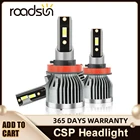 2x светодиодный H4 Автомобильная фара Лампа H1 H8 H11 9005 9006 HB3 HB4 9012 H7 светодиодный Canbus лампа 4300K 6000K 8000K 16000LM Автомобильные противотуманные фары 12В