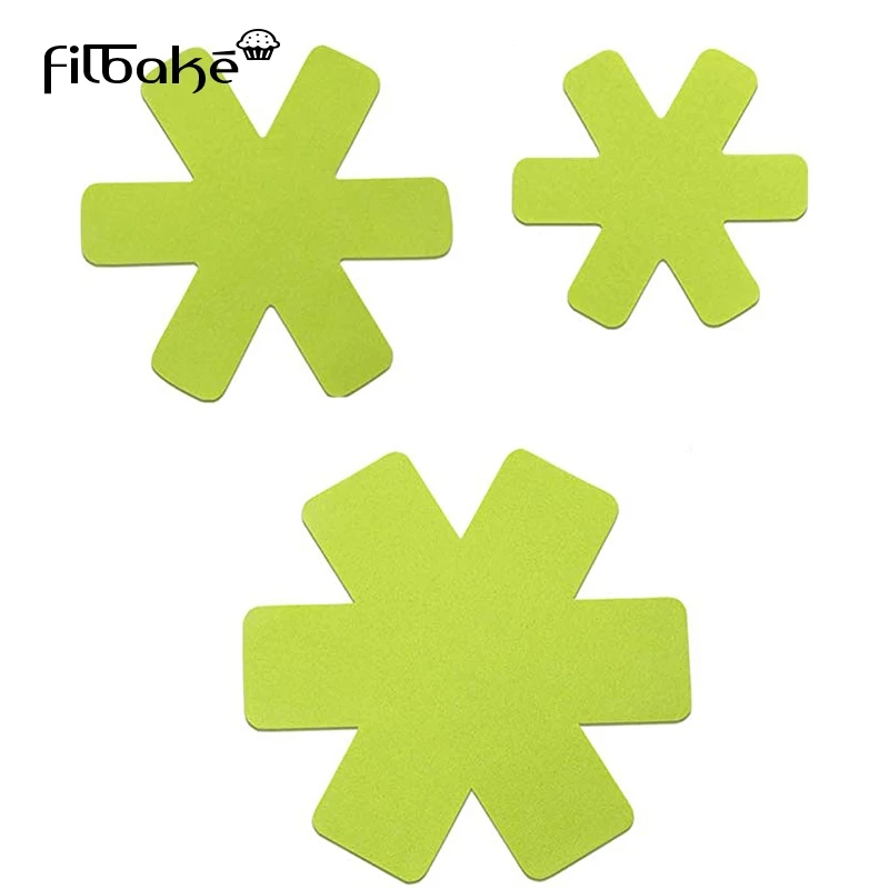 Filbake 6 шт. коврики для кастрюль протектор разделитель коврик стола премиум класса