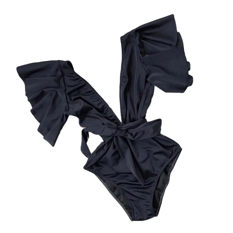 2020 Womens Swimming Costume Deep V Neck Monokini Swimwear Push Up Padded Bikini Floral One Piece Backless Swimsuit Biquini |