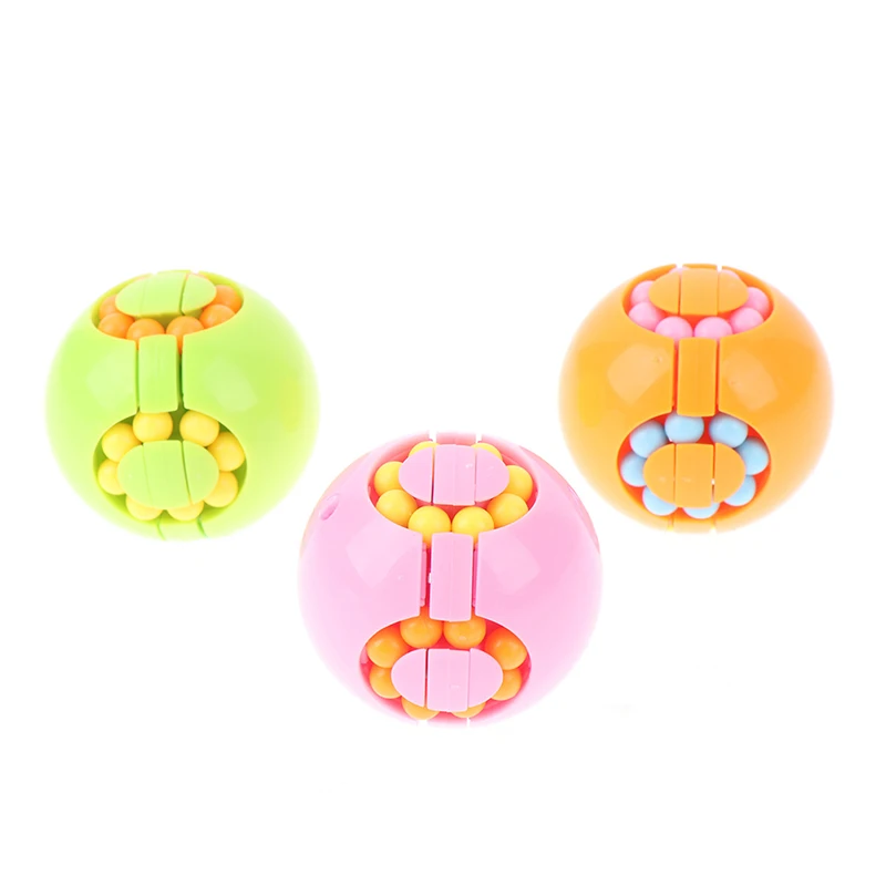 

3 In 1 Mini Multiple Functions Fidget Spinner Gyro Relieves Stress Develop Intelligence Cube Toy For Kids Adults