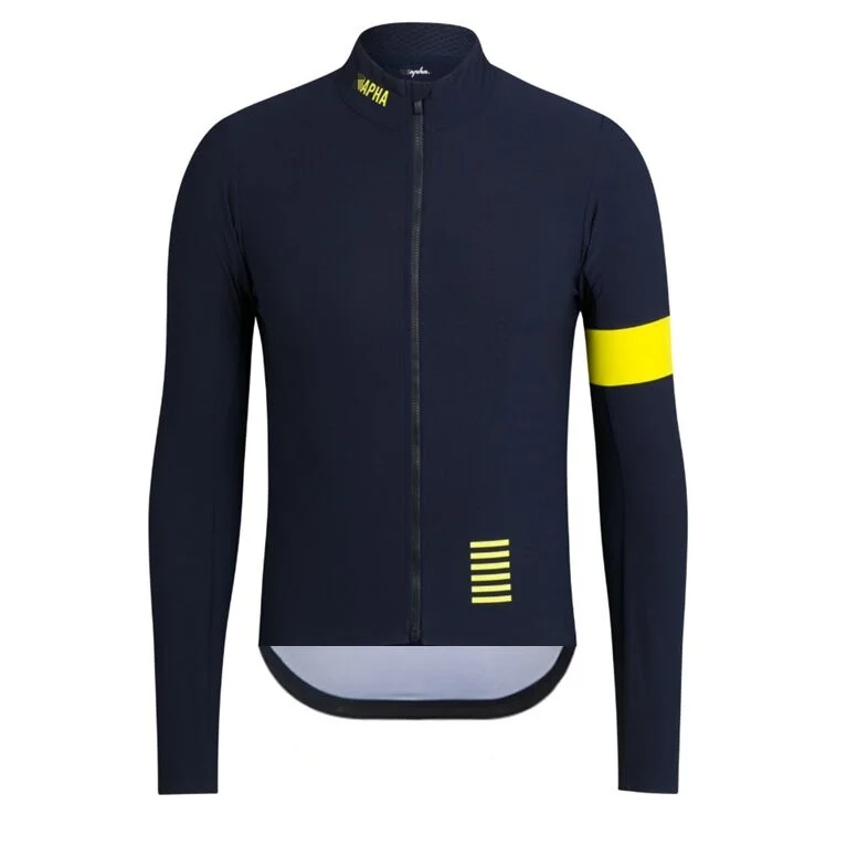 Cycling Jersey Новые RCC термальный флис с длинным рукавом Велоспорт Джерси велоезда по дорогам на MTB Одежда pro fit Зима Велоспорт Джерси - Цвет: Cycling Jersey