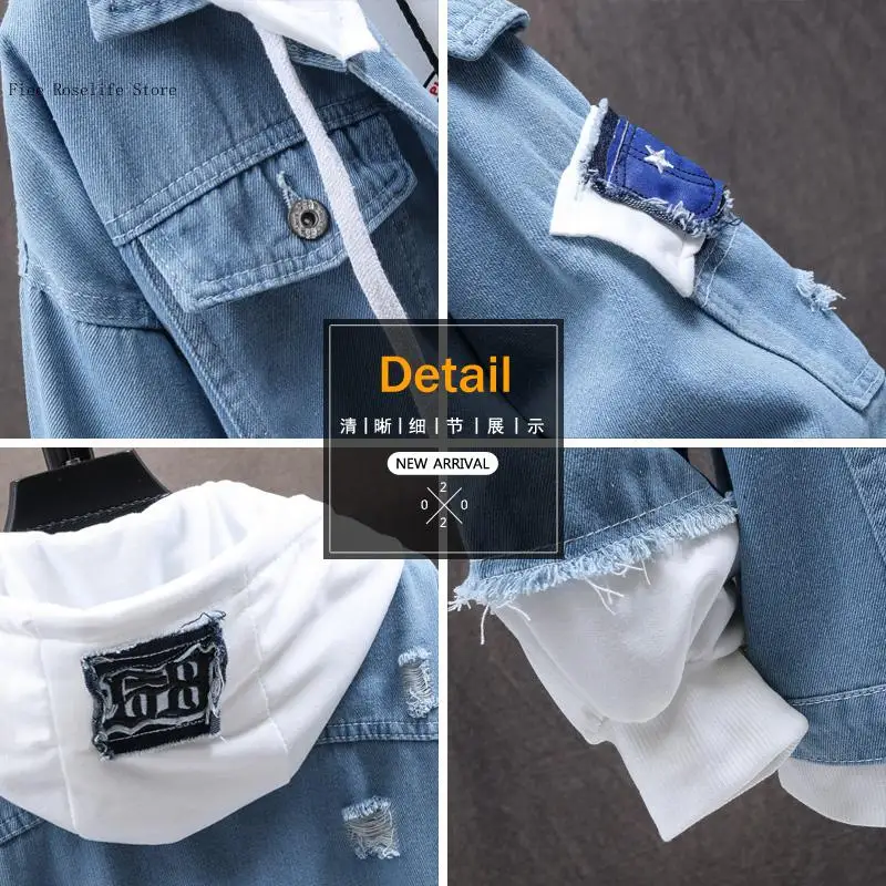 Джинсовая куртка в стиле ретро Уличная Повседневная куртка-бомбер верхняя