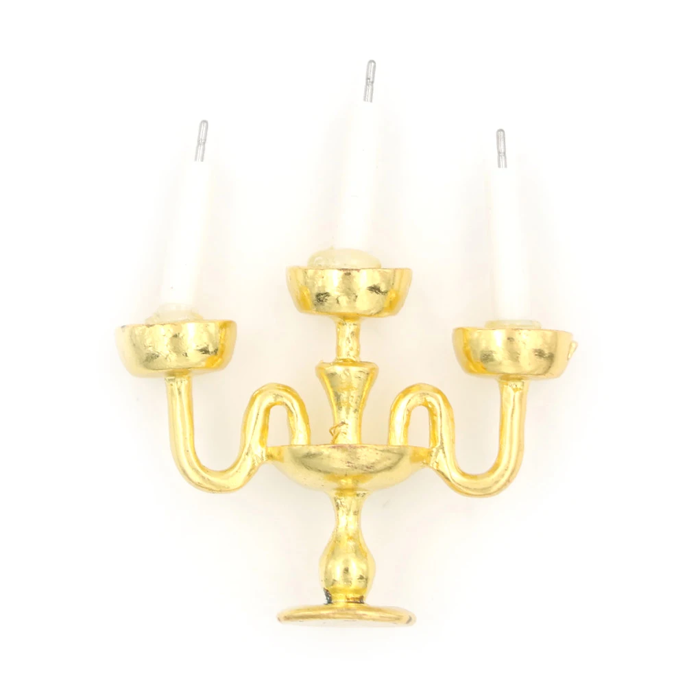 1:12 миниатюрная Люстра для кукольного домика белые свечи | Игрушки и хобби