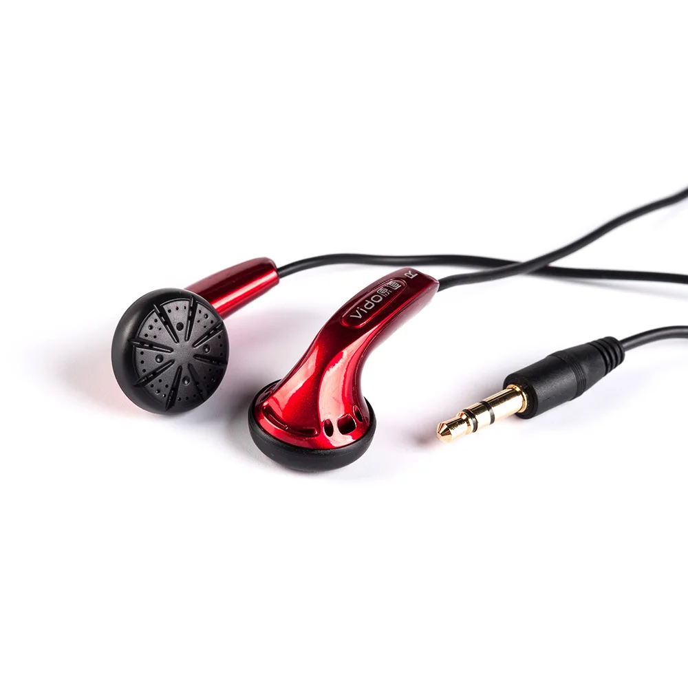 Наушники вкладыши AK DIY VIDO с динамическим басом и плоской головкой Hi Fi наушники