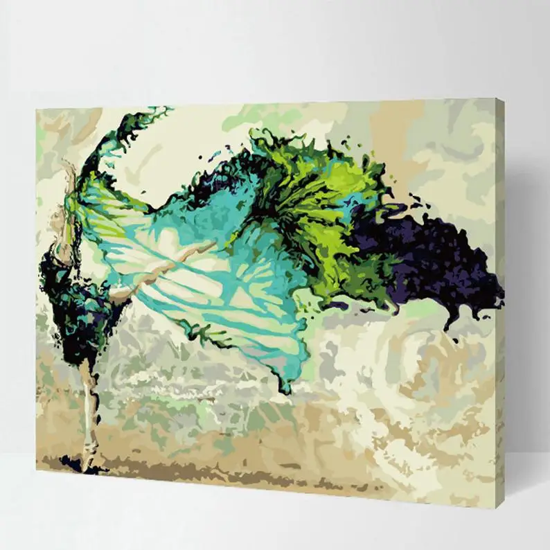 

Paint By Number Dancer Pbn Pbn Vintage Pbn Collectible Pbn Painting Custom Pbn Holidays Gift Pbn Landscape Paint By Numbers