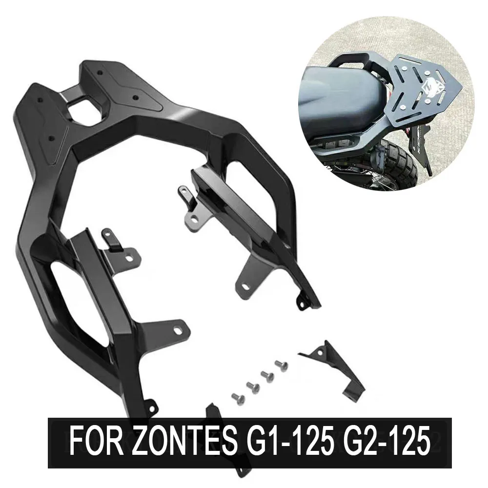 For Zontes G1-125 G2-125 Rear Seat Rack Bracket  Luggage Carrier Zontes G1 125 G2 125 Cargo Shelf Support 125 G1 125 G2