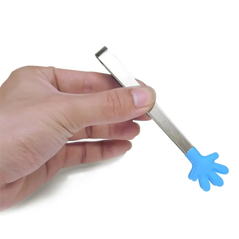 1 шт. красочные сахарные зажимы из нержавеющей стали для чая кофе мини снэки