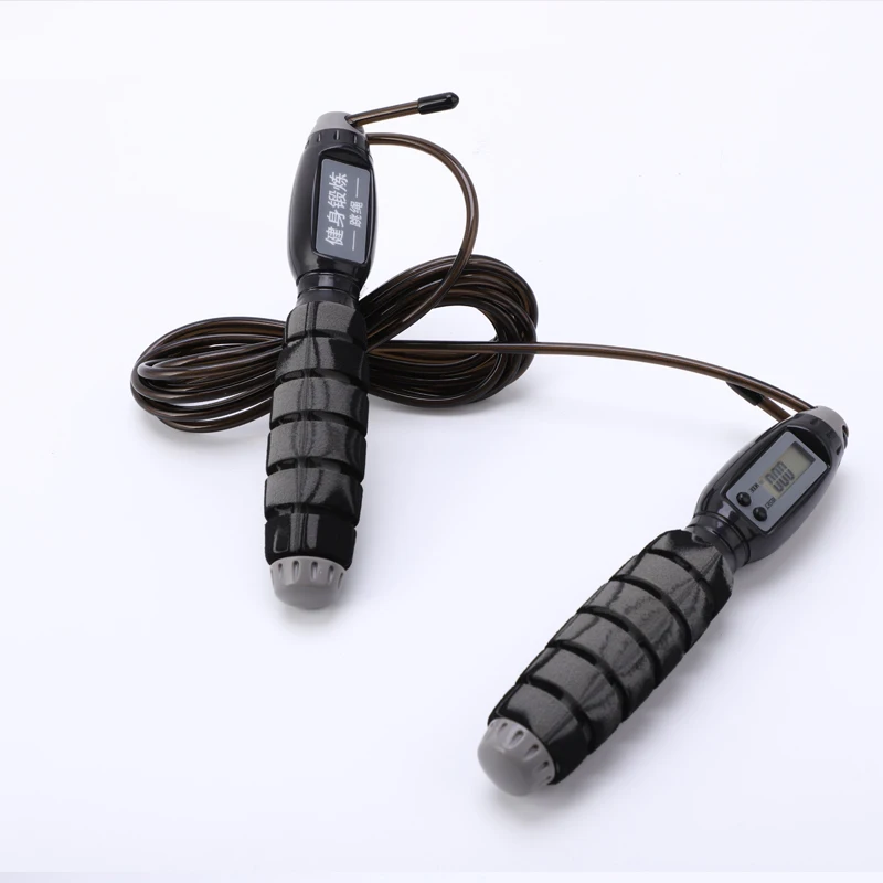 

Jump Rope with Counter Tangle-Free Rapid Speed Jumping Rope Cable Bearings Skipping Rope Gym Fitness Home Exercise Slim Body